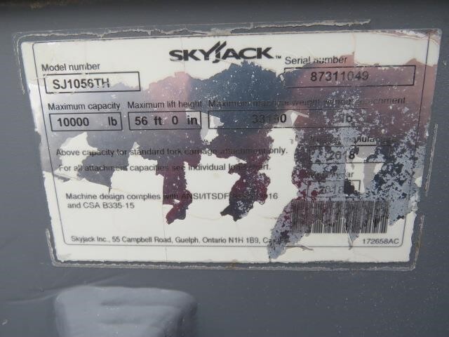 2018 Skyjack SJ1056 TH-25