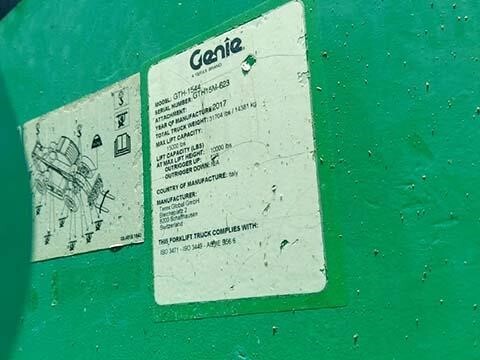 2018 Genie GTH-1544-36