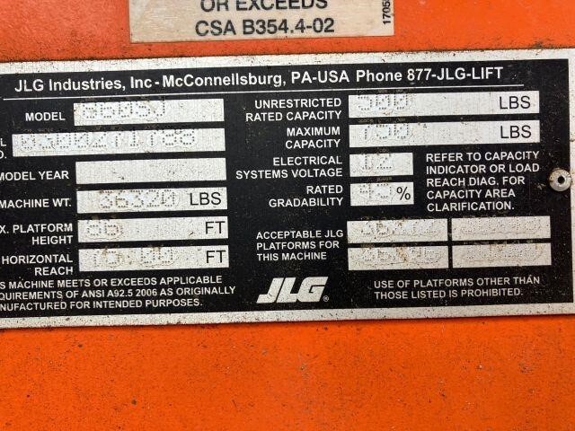 2020 JLG 860SJ-6