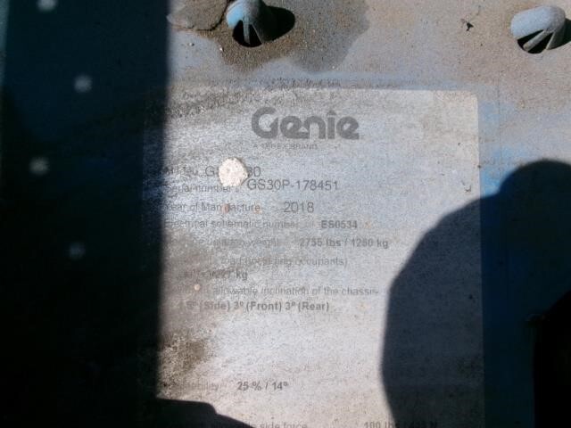 2018 Genie GS-1930-17