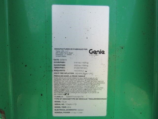 2016 Genie TZ-34/20-24