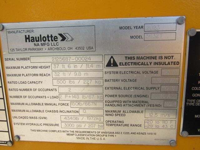 2023 Haulotte 3632T-25