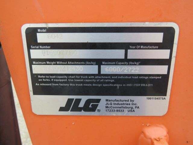 2016 JLG 6042-26