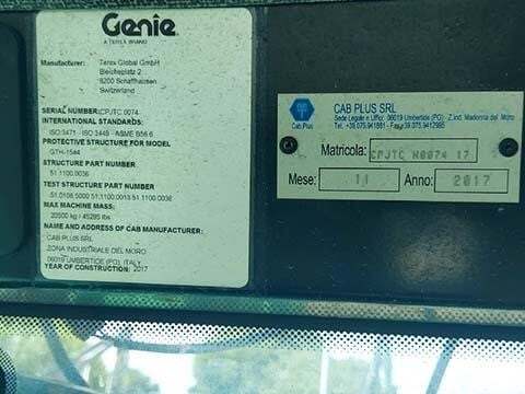 2018 Genie GTH-1544-35