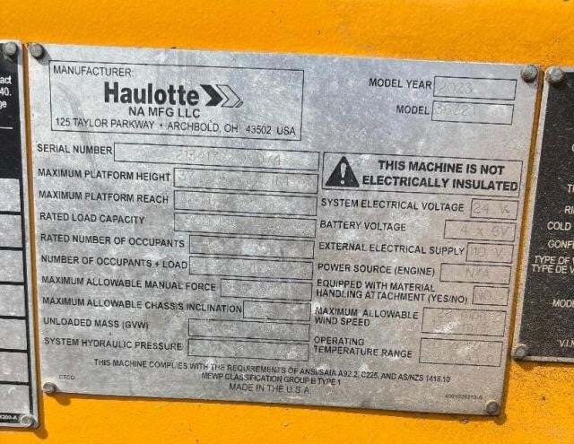 2023 Haulotte 3632T-9