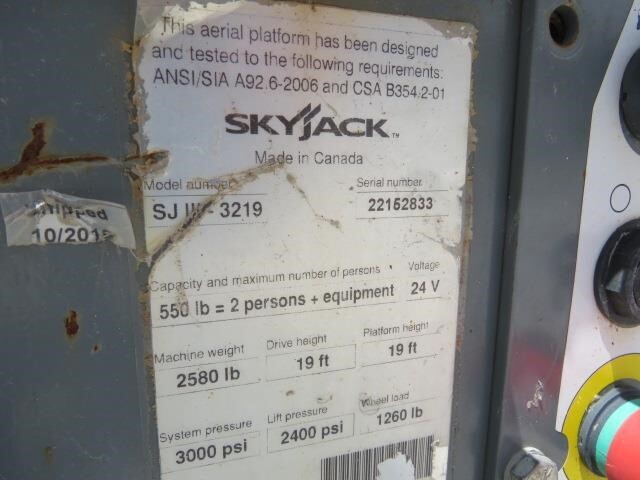 2020 Skyjack SJ3219-19
