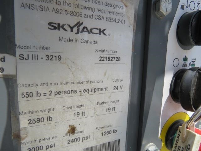 2020 Skyjack SJ3219-18