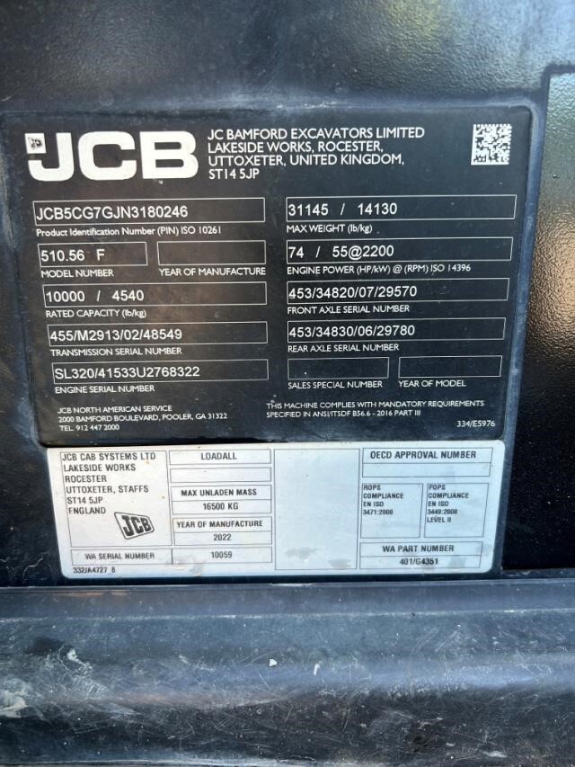 2022 JCB 510-56-6