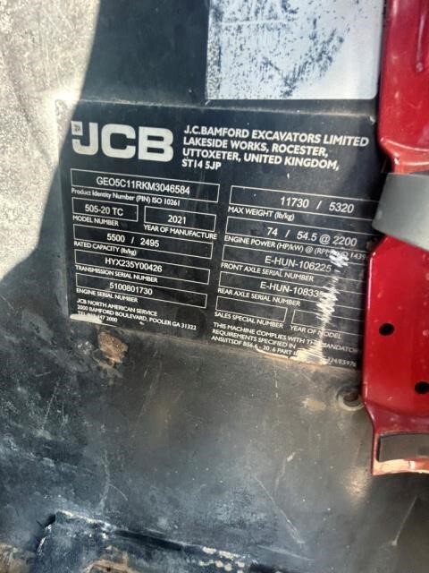 2021 JCB 505-20 TC-6