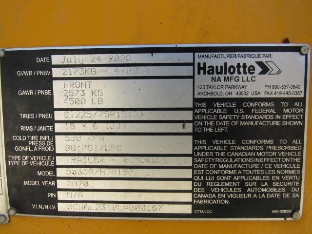 2020 Haulotte 5533A-23