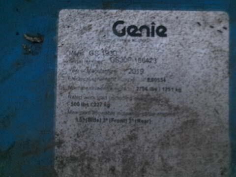 2019 Genie GS-1930-16