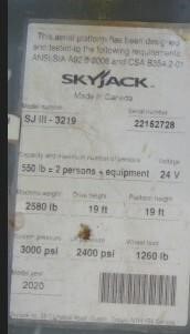 2020 Skyjack SJ3219-19