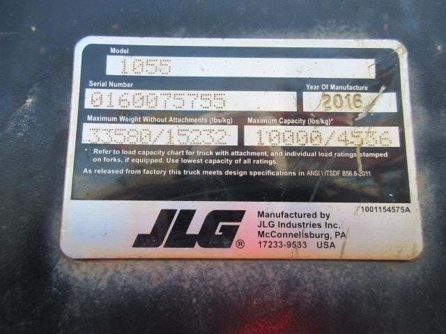 2016 JLG 1055-22