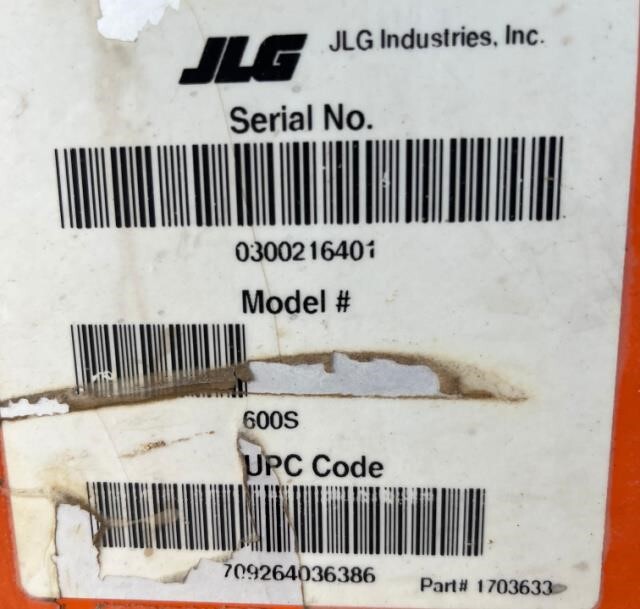 2016 JLG 600S-18
