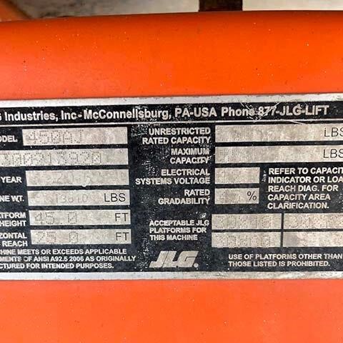 2016 JLG 450AJ-17