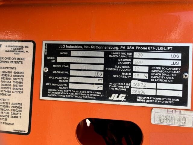2021 JLG 460SJ-6