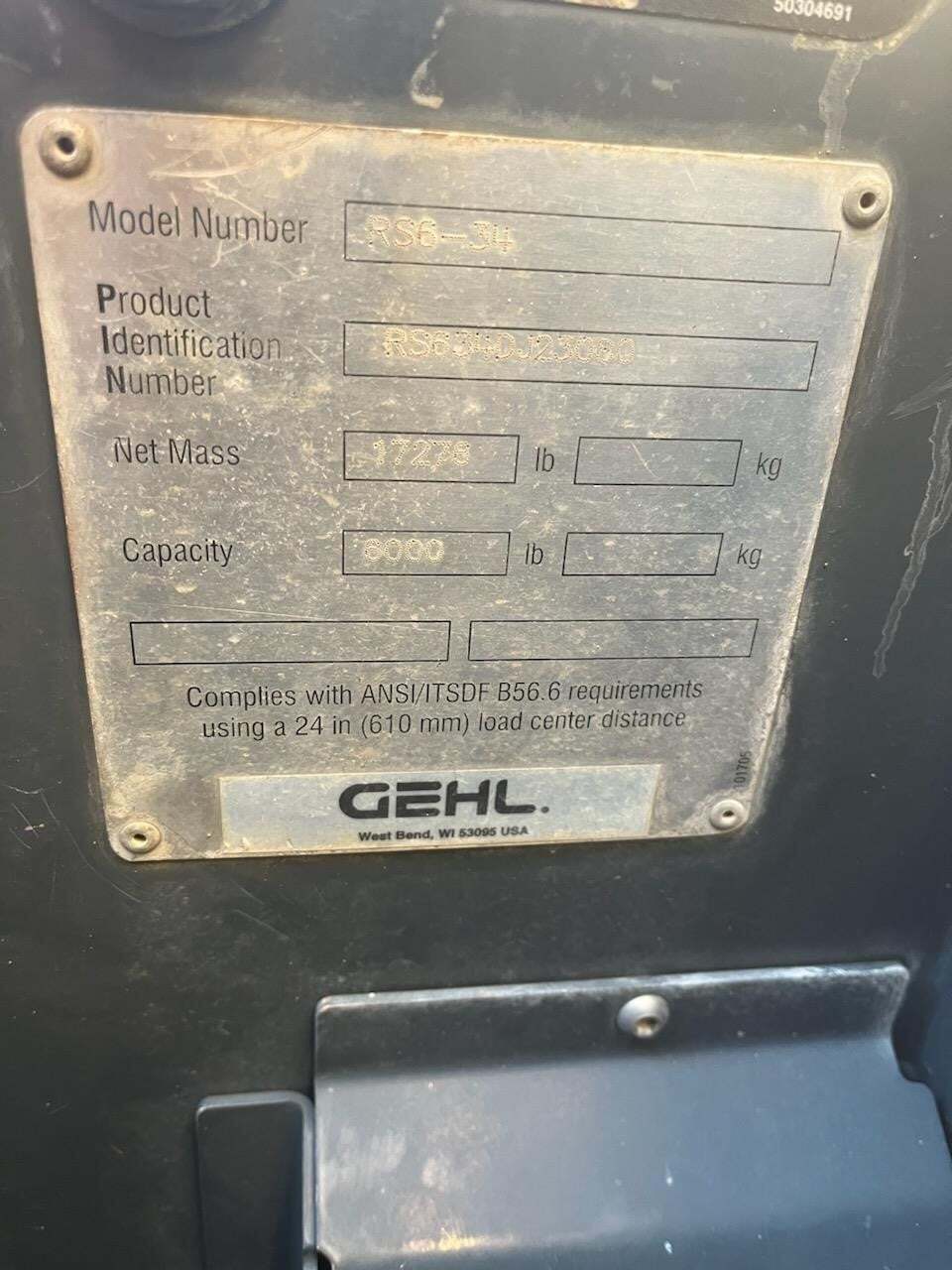 2017 Gehl RS6-34-9
