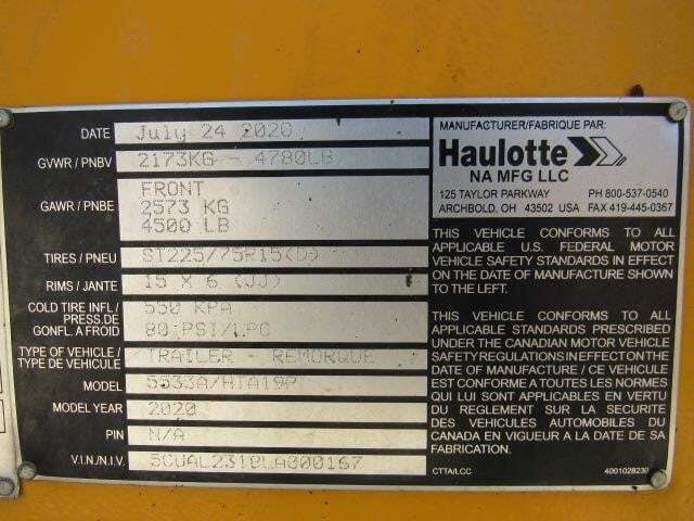 2020 Haulotte 5533A-23