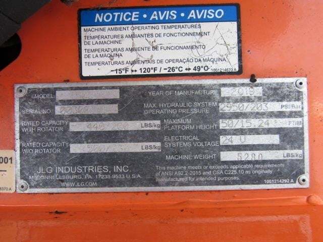 2019 JLG T500J-26