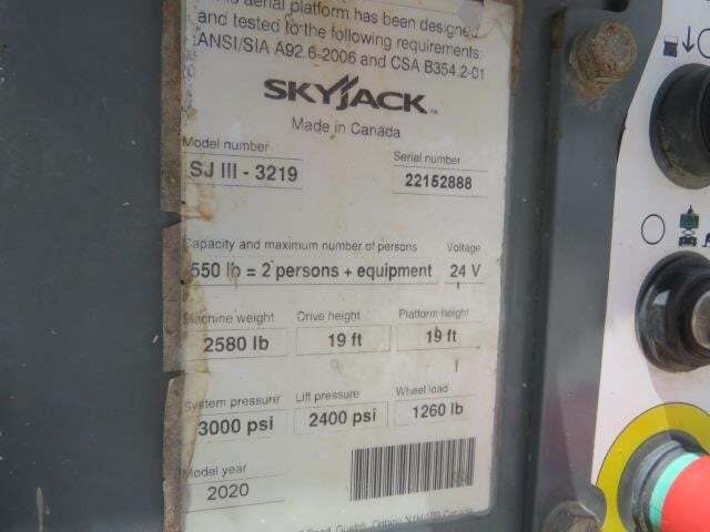 2020 Skyjack SJ3219-19