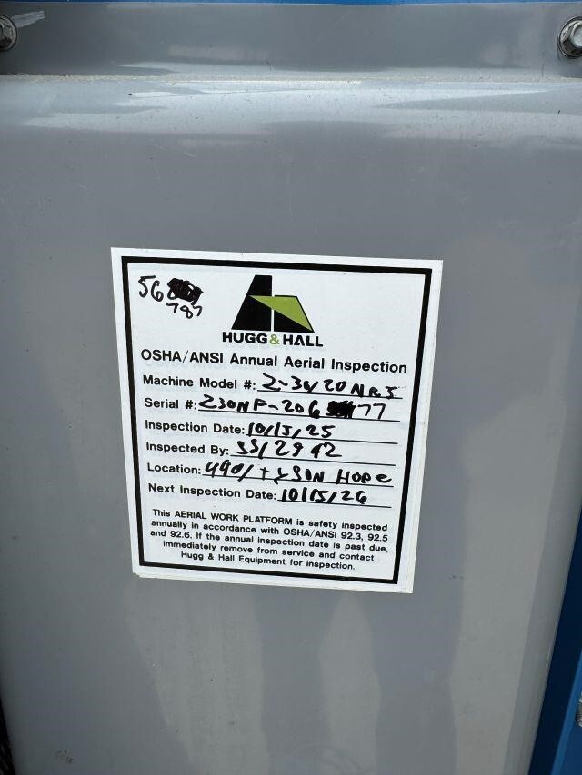 2018 Genie Z-30/20N RJ-32