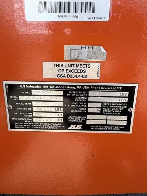 2020 JLG 860SJ-56