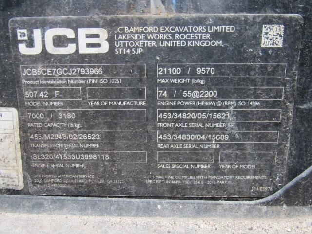 2019 JCB 507-42-24