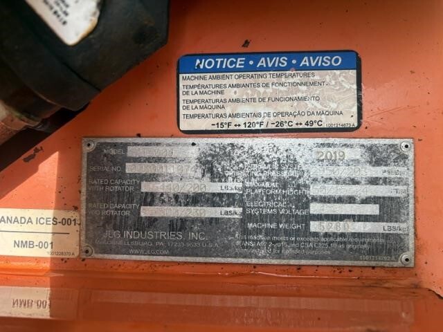 2019 JLG T500J-15