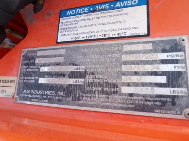 2019 JLG T500J-24