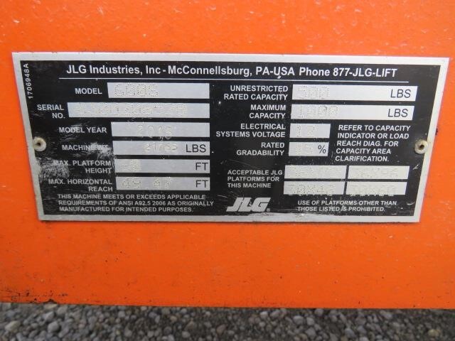 2015 JLG 600S-22