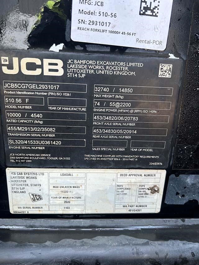 2020 JCB 510-56-10