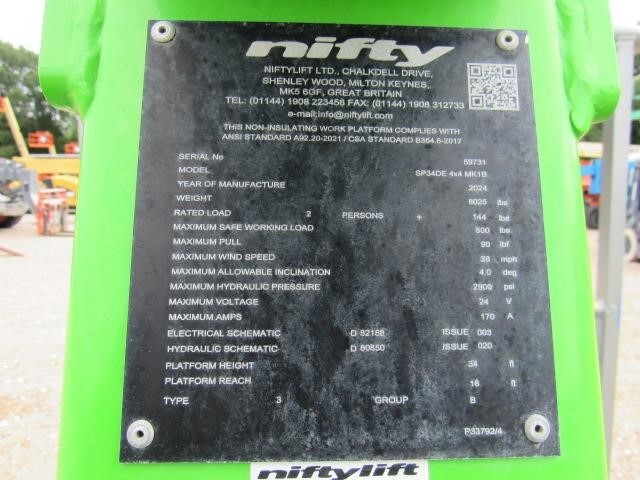 2024 Niftylift SP34 4x4-24