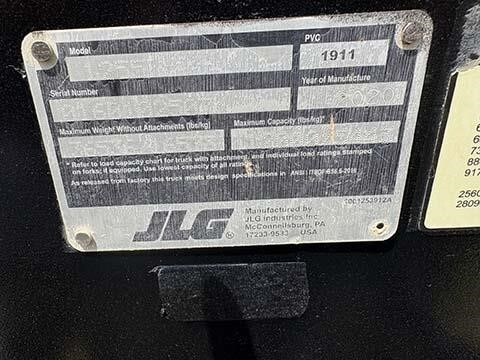 2020 JLG 1255-16