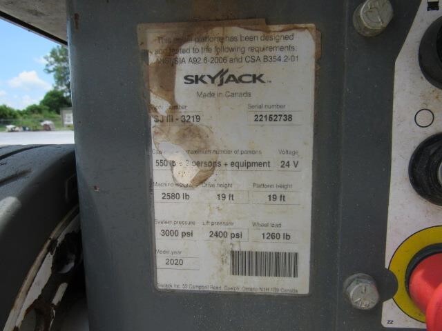 2020 Skyjack SJ3219-19