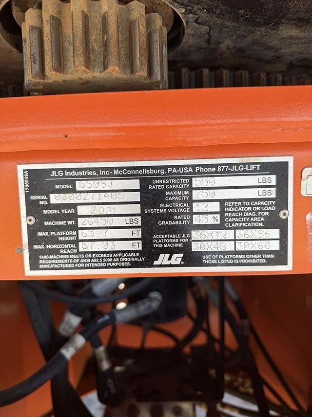 2021 JLG 660SJ-49