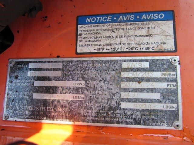 2018 JLG T500J-26
