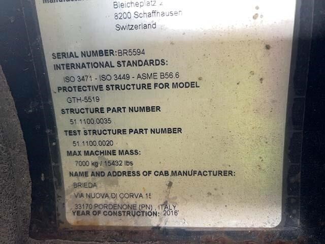 2016 Genie GTH-5519-30