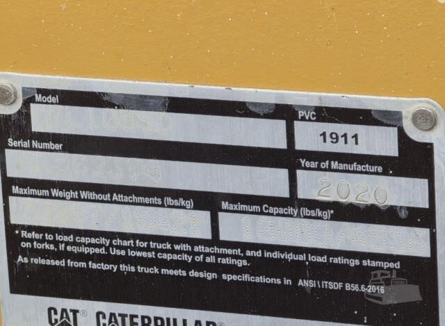 2020 CAT TL1055D-26