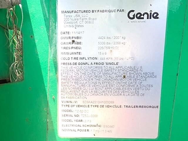 2017 Genie TZ-50-27