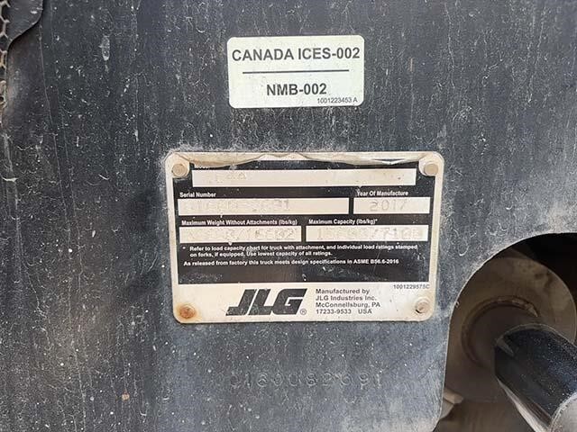 2017 JLG 1644-36