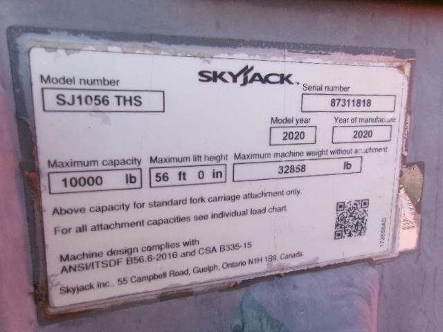 2020 Skyjack SJ1056 TH-27