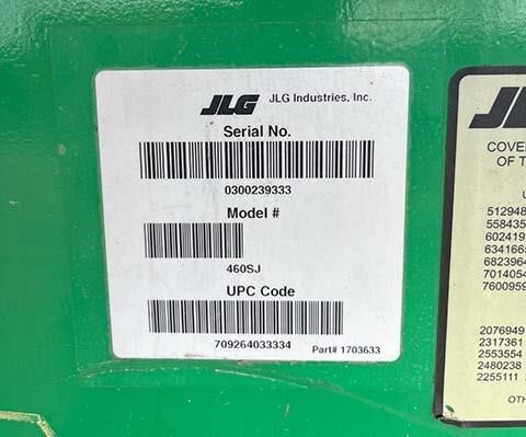 2019 JLG 460SJ-20