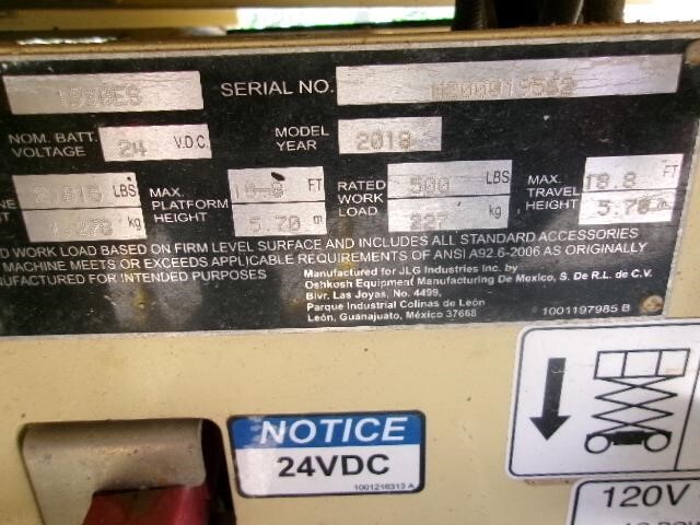 2019 JLG 1930ES-15