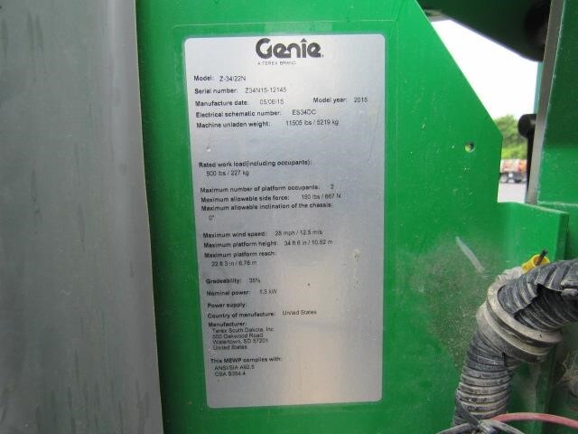 2015 Genie Z-34/22 N-23