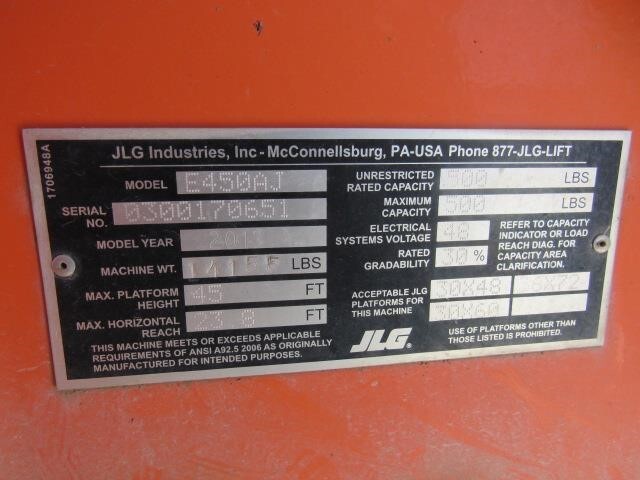 2013 JLG E450AJ-22