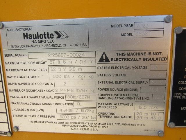 2023 Haulotte 3632T-25