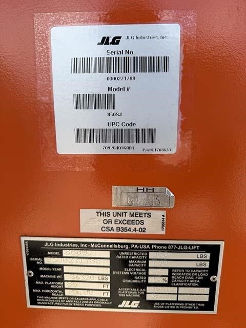 2020 JLG 860SJ-54