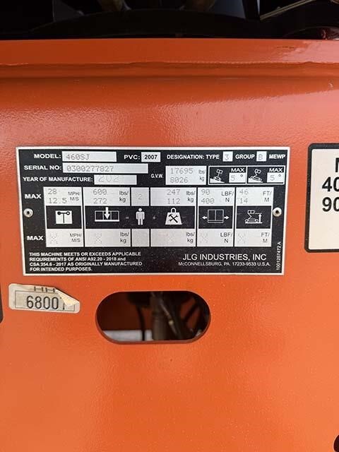 2021 JLG 460SJ-48