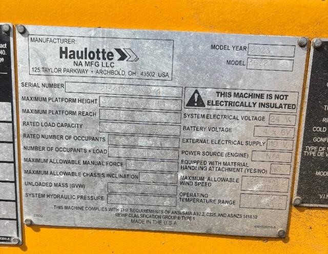 2023 Haulotte 3632T-9