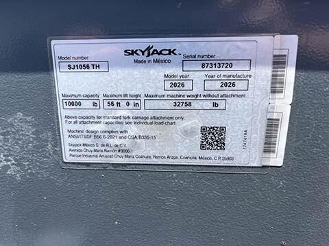 2026 Skyjack SJ1056 TH-21
